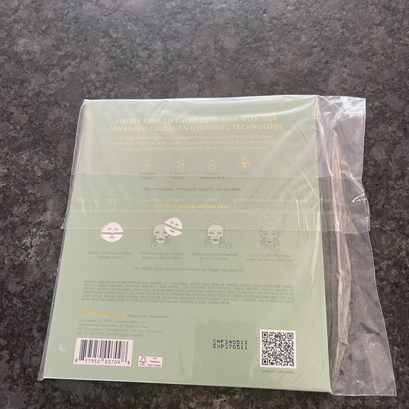 Karuna Skin Collagen Hydrogel two (2) Face Masks calms, boosts hydration +more - Picture 8 of 9